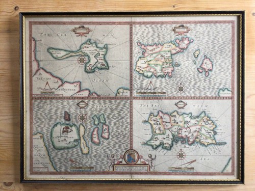 British islands map of - british,