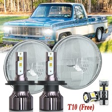 Pair 7 Inch Led Round