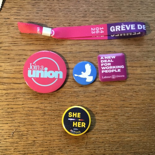 Political trade union - trade, badges
