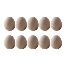10Pcs Paper Mache Eggs Empty