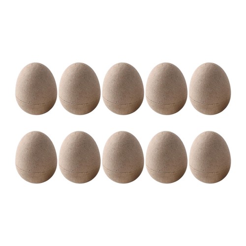 10pcs paper mache eggs empty - 10pcs,