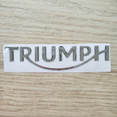 Triumph new logo chrome - , 3d