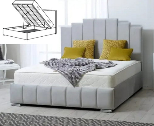 Handcrafted emperor bed with - emperor,