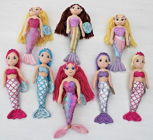 Mermaid plush soft doll - plush,
