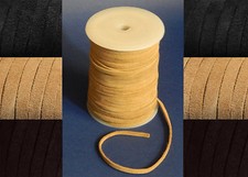 3mm 4mm 5mm 6mm FLAT SUEDE 100% REAL LEATHER CORD THONG LACE CRAFT HIDE  STRING 