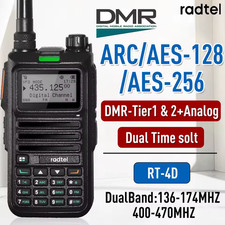 Radtel RT-4D DMR Digital Walkie Talkie Dual Band Ham Radio with 1024 Channels UK