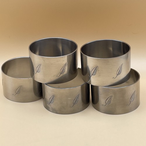 Vintage stainless steel napkin - steel,