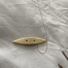 Wonderful Antique Victorian Tatting Shuttle c1870.