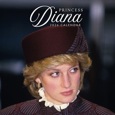 Princess Diana 2026 Square Wall Calendar