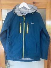 Trespass Radium TP100 Mens Jacket Size M Full Zip Waterproof Lightweight - New