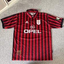 Adidas AC Milan Original Remake 1999/2000 Centenary Home Shirt Mens XL