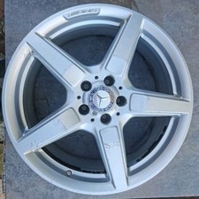 1 x  19" Genuine Mercedes CLS AMG Alloy Rear Wheel 9.5J A2184011702 Rear 