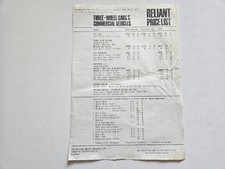 RELIANT REGAL SUPERVAN 21E