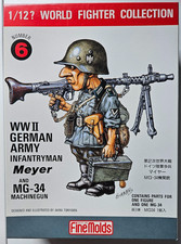 Fine Molds 1/12? World Figher Collection WWII German Army Infantryman model