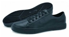 Shoes For Crews Old School Low Rider IV Leather Slip Resistant 36111  BLACK