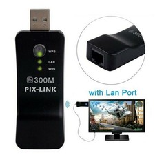 300m Wireless LAN Adapter For Samsung Smart TV WiFi USB Dongle RJ-45 Ethernet