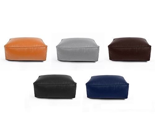 Rectangular footstool bean - rectangular,