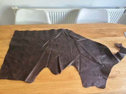 Dark brown leather - dark, cowhide