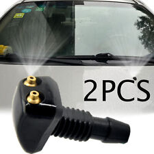 2PCS Universal Car Windscreen Sprayer Washer Wiper Nozzle Front Window Spray Jet