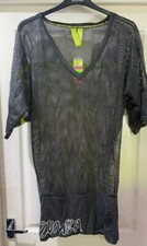 ladies long zumba t shirt mesh