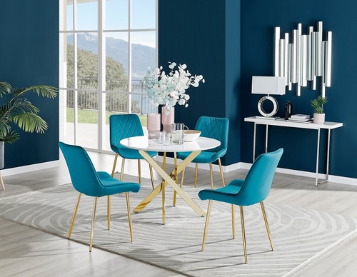Novara white gloss gold - novara,