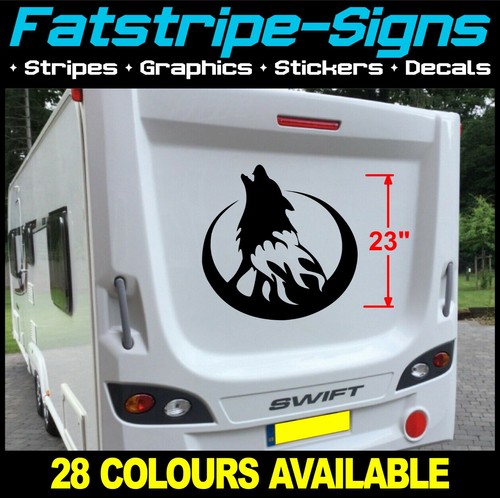 Wolf caravan stickers graphics - stickers,
