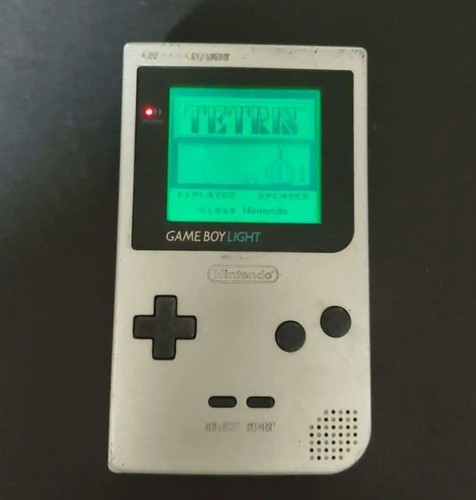 Nintendo game boy light - boy, silver
