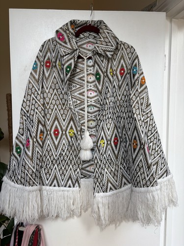 Vintage white gold cape - vintage,