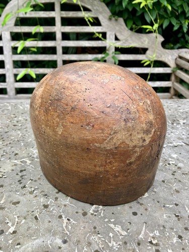 Vintage wooden milliners hat - vintage,