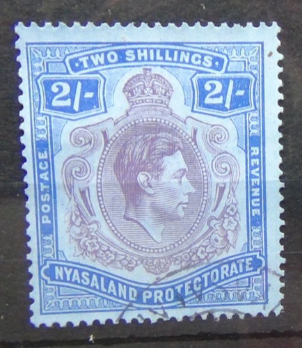 Nyasaland 1938 1944 2s - nyasaland,