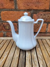 Johnson Brothers Greydawn Coffee Pot/Hot Water Jug - 8"  pale Blue - see photos