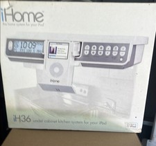 iHome iH36 iPod Dock White FM