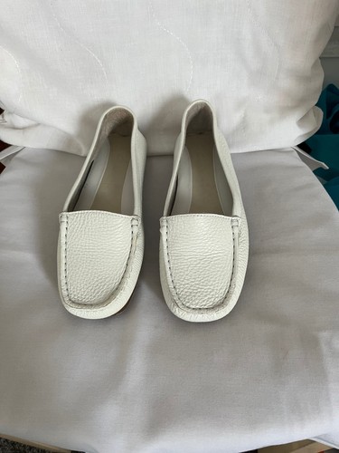 Ladies clarks flat white - clarks,