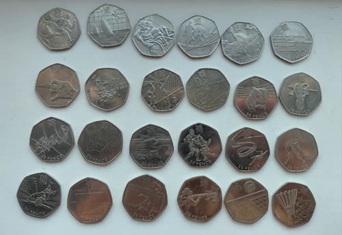 London olympic 2012 50p - olympic,
