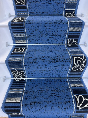 Stairs runner blue - blue, hard