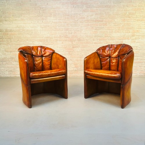 Pair vintage danish stouby - of,