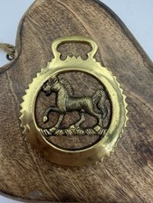 Vintage brass horse bottle - vintage,