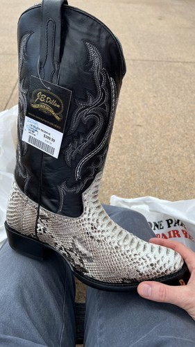 Dillon snake skin cowboy - jb,