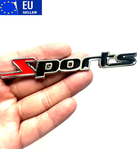 Sports metal car badge - sports,