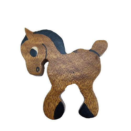 Vintage horse brooch handmade - brooch,