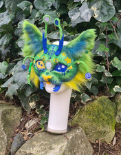 Handmade Alien Cat Mask with