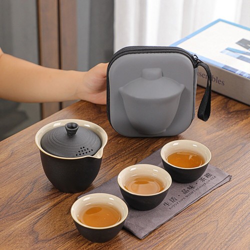 Travel tea set three - three, pot