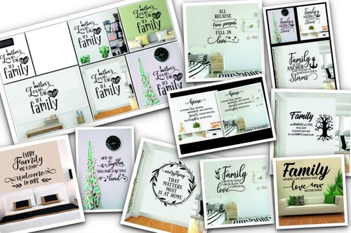 Quote mural words art - mural, vinyl