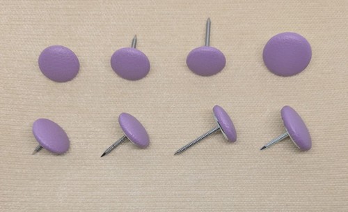 Lilac lisbon vinyl fabric nail - lilac,