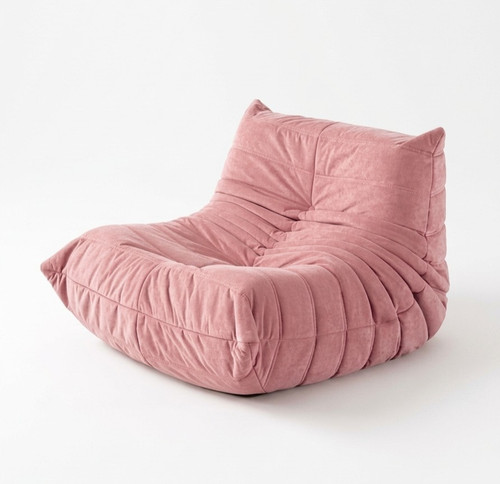 Pink caterpillar shape slouchy - caterpillar,