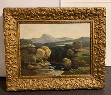 Original GRAINGER SMITH oil painting on board, landscape (1892–1961), framed