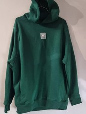 Men’s Large Size Green Fresh Ego Kid Print Hoodie Sweatshirt sz:L