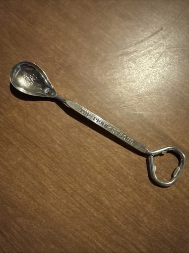 Vintage spoon and bottle - spoon,