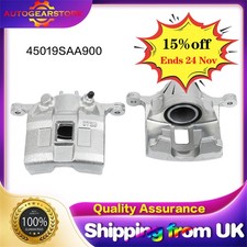 Brake Calipers Front Left + Right Pair For Honda Jazz 1.2 1.3 1.4 2002-2008 New