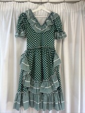 Vintage Spanish Flamenco Dress